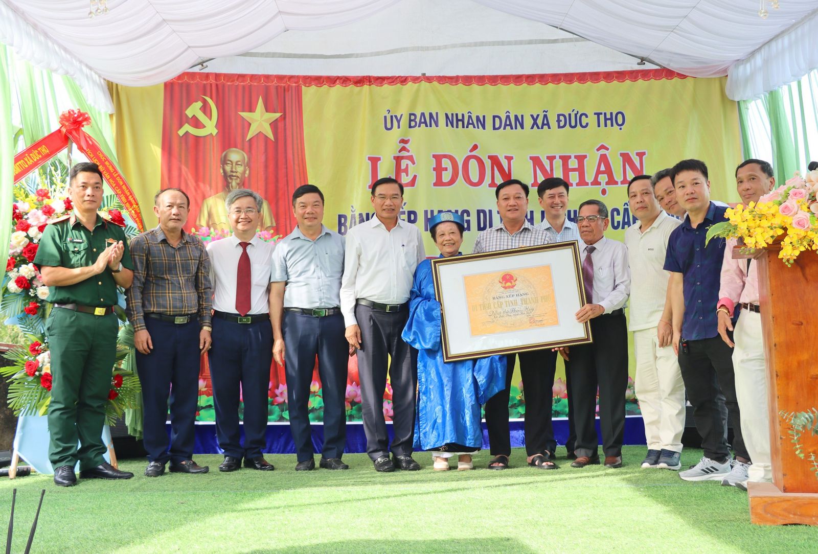 Hà Tĩnh: Nhà thờ Phạm Huy đón nhận Bằng xếp hạng Di tích lịch sử cấp tỉnh.
