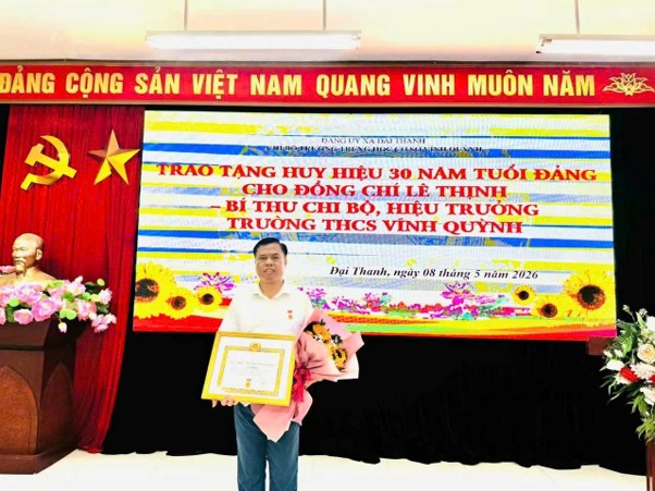 LÊ THỊNH – MỘT CHẶNG ĐƯỜNG ĐỂ LẠI GIÁ TRỊ Ở VĨNH QUỲNH