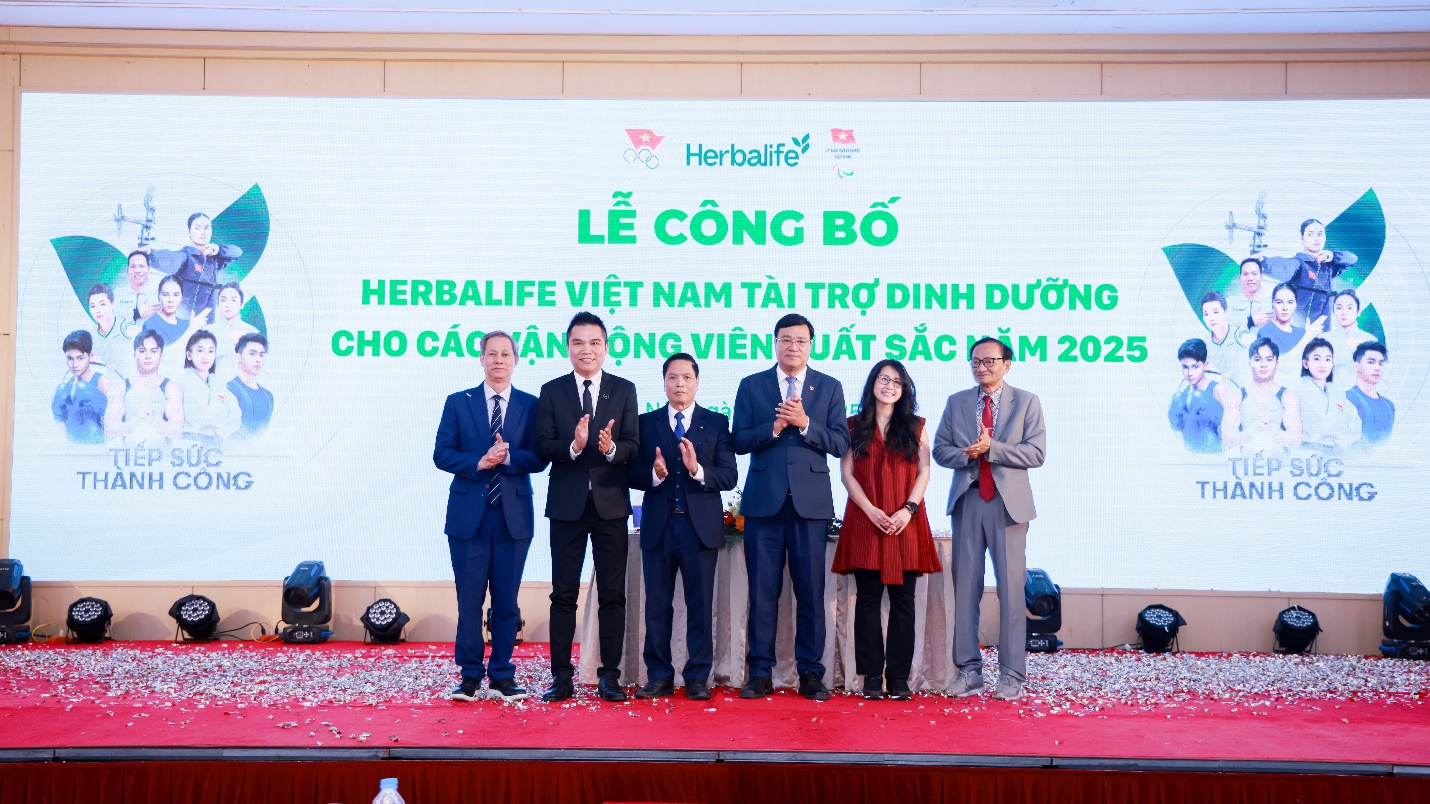 Herbalife Việt Nam tài trợ sản phẩm dinh dưỡng cho các Vận Động Viên xuất sắc Việt Nam trong năm 2025