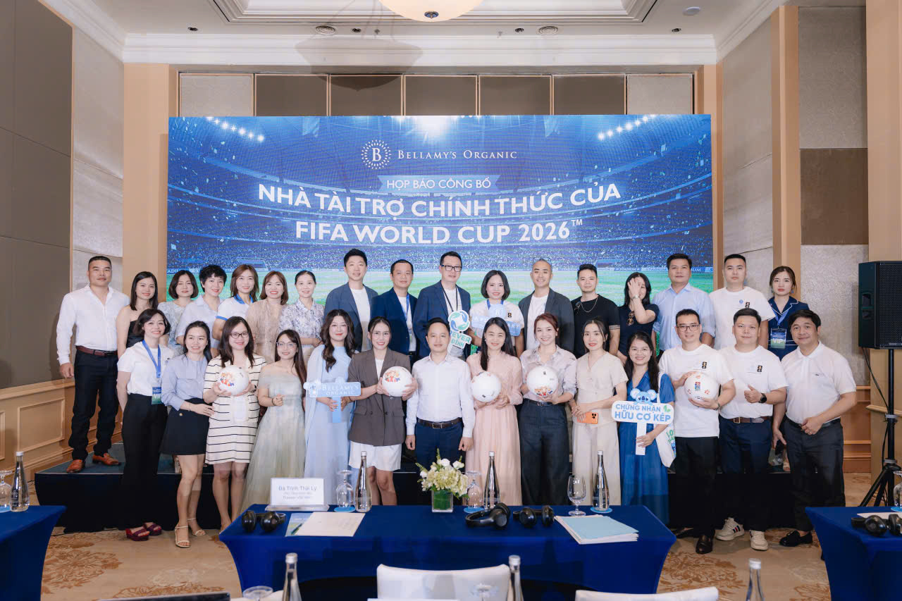  Bellamy's Organic chính thức trở thành nhà tài trợ FIFA World Cup 2026™: Bước tiến khẳng định tầm vóc quốc tế.